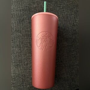 Starbucks Metallic Rose Tumbler 24oz